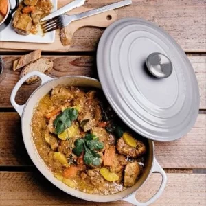 Le Creuset Bräter Signature Oval In Perlgrau 31 Cm / 6,3 L 19