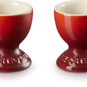 Le Creuset Eierbecher Im 2er-Set Mit Standfuß In Kirschrot 8